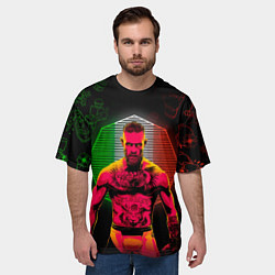 Футболка оверсайз мужская CONOR McGREGOR, цвет: 3D-принт — фото 2
