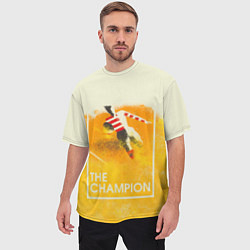 Футболка оверсайз мужская Регби The Champion, цвет: 3D-принт — фото 2