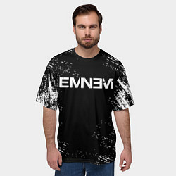 Футболка оверсайз мужская EMINEM, цвет: 3D-принт — фото 2