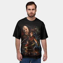 Футболка оверсайз мужская ASSASSINS CREED, цвет: 3D-принт — фото 2