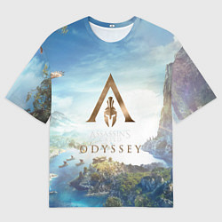 Футболка оверсайз мужская Oddysey, цвет: 3D-принт