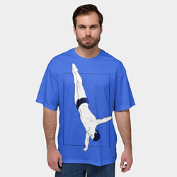 Футболка оверсайз мужская Dive, цвет: 3D-принт — фото 2