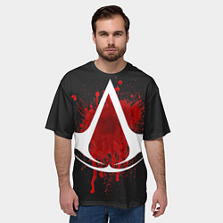 Футболка оверсайз мужская Assassin’s Creed, цвет: 3D-принт — фото 2