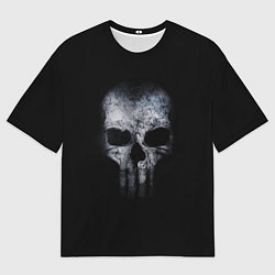 Футболка оверсайз мужская Череп, цвет: 3D-принт