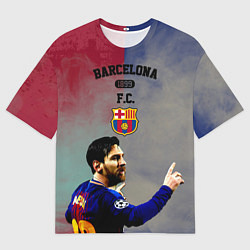 Футболка оверсайз мужская Messi, цвет: 3D-принт