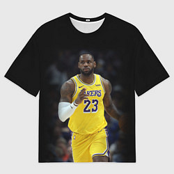 Футболка оверсайз мужская Леброн Джеймс, цвет: 3D-принт