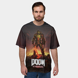 Футболка оверсайз мужская DOOM ETERNAL, цвет: 3D-принт — фото 2