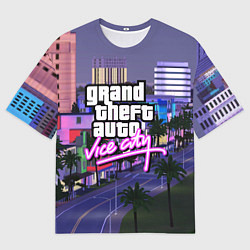 Мужская футболка оверсайз Grand Theft Auto Vice City