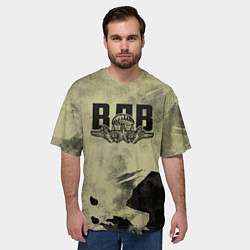 Футболка оверсайз мужская ВДВ, цвет: 3D-принт — фото 2