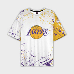 Мужская футболка оверсайз LA LAKERS