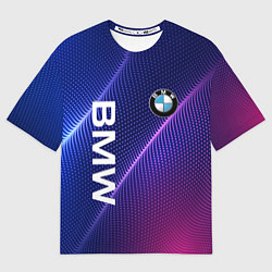 Футболка оверсайз мужская BMW, цвет: 3D-принт