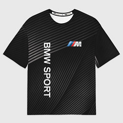 Футболка оверсайз мужская BMW, цвет: 3D-принт