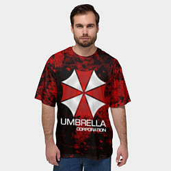 Футболка оверсайз мужская UMBRELLA CORP, цвет: 3D-принт — фото 2