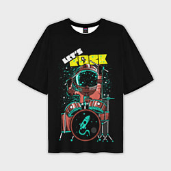 Футболка оверсайз мужская Lets Rock, цвет: 3D-принт