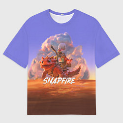 Футболка оверсайз мужская Snapfire, цвет: 3D-принт
