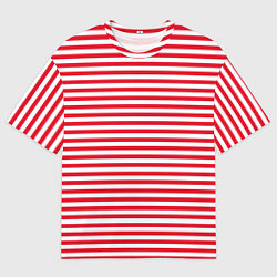 Футболка оверсайз мужская Тельняшка Внутренних Войск, цвет: 3D-принт