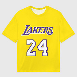 Футболка оверсайз мужская Kobe Bryant 24, цвет: 3D-принт
