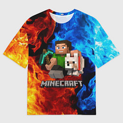 Мужская футболка оверсайз MINECRAFT