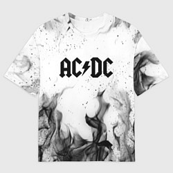 Футболка оверсайз мужская ACDC, цвет: 3D-принт