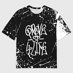 Мужская футболка оверсайз GROVE STREET GTA