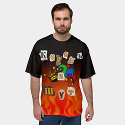 Футболка оверсайз мужская Король и Шут, цвет: 3D-принт — фото 2