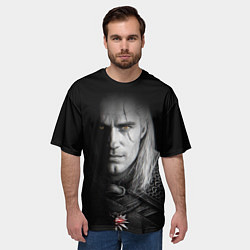 Футболка оверсайз мужская Ведьмак, цвет: 3D-принт — фото 2