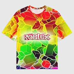 Футболка оверсайз мужская Роблокс, цвет: 3D-принт