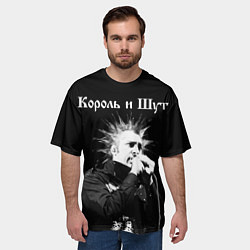 Футболка оверсайз мужская Король и Шут Анархия спина, цвет: 3D-принт — фото 2