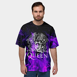 Футболка оверсайз мужская QUEEN, цвет: 3D-принт — фото 2