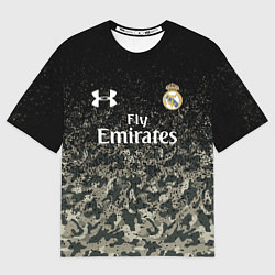 Футболка оверсайз мужская Real Madrid, цвет: 3D-принт