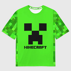 Футболка оверсайз мужская MINECRAFT, цвет: 3D-принт
