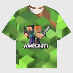 Мужская футболка оверсайз MINECRAFT