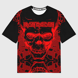 Футболка оверсайз мужская Iron Maiden, цвет: 3D-принт