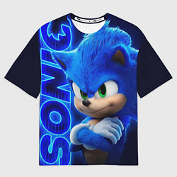 Футболка оверсайз мужская SONIC, цвет: 3D-принт