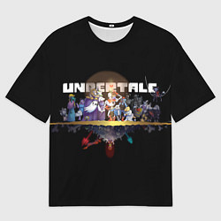 Мужская футболка оверсайз Undertale