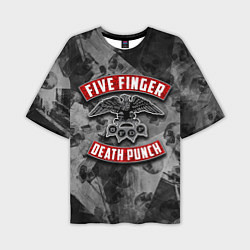 Футболка оверсайз мужская Five Finger Death Punch, цвет: 3D-принт