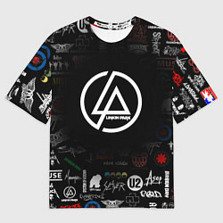 Футболка оверсайз мужская LINKIN PARK, цвет: 3D-принт
