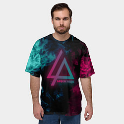 Футболка оверсайз мужская LINKIN PARK, цвет: 3D-принт — фото 2