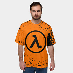 Футболка оверсайз мужская HALF-LIFE, цвет: 3D-принт — фото 2