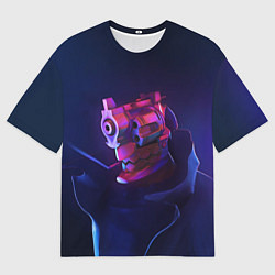 Футболка оверсайз мужская Дзюдо Инуи, цвет: 3D-принт