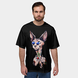 Футболка оверсайз мужская Сфинкс, цвет: 3D-принт — фото 2