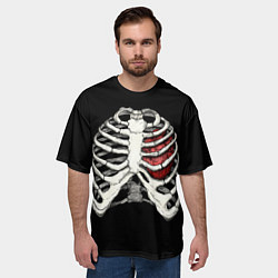 Футболка оверсайз мужская My Heart, цвет: 3D-принт — фото 2