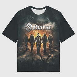 Мужская футболка оверсайз Sabaton Band