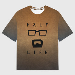 Футболка оверсайз мужская HALF-LIFE, цвет: 3D-принт
