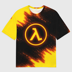 Футболка оверсайз мужская HALF-LIFE, цвет: 3D-принт