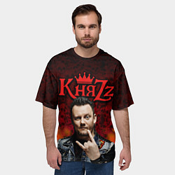 Футболка оверсайз мужская Князь, цвет: 3D-принт — фото 2