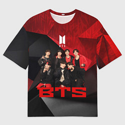 Мужская футболка оверсайз BTS