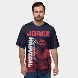 Футболка оверсайз мужская Jorge Masvidal, цвет: 3D-принт — фото 2