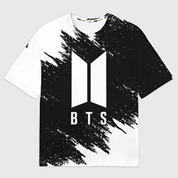 Футболка оверсайз мужская BTS, цвет: 3D-принт