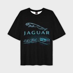 Футболка оверсайз мужская Jaguar, цвет: 3D-принт